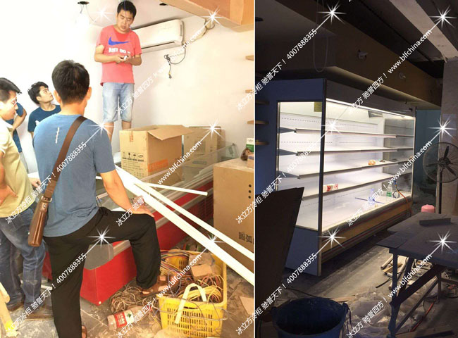 罗湖区黄贝街道福德花园3米风幕柜