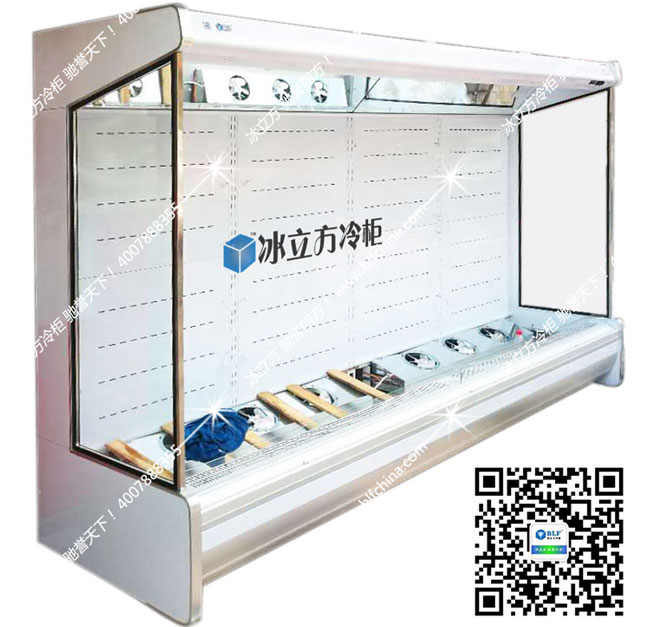 冰立方冷柜|为什么商家倾向于选择开放式风幕柜