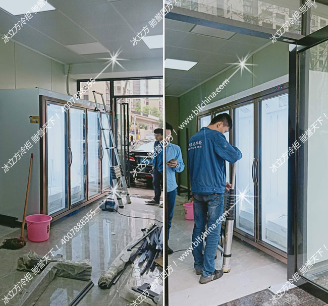 深圳福永怀德社区1号店四门冰柜