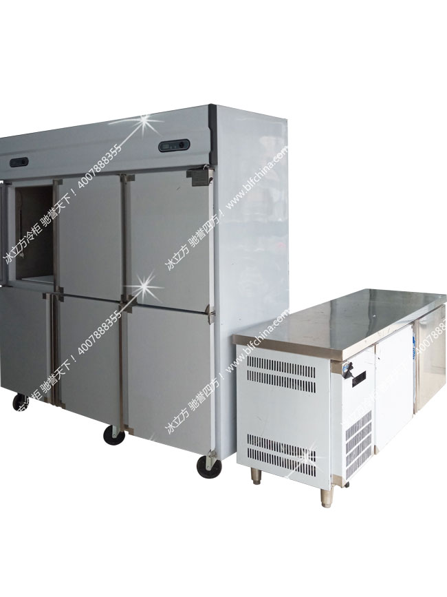 餐厅开业用什么冰柜，不锈钢厨房冰箱工作台不能少